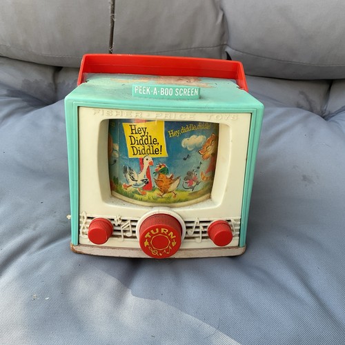 Jouet ancien vintage télé - jouet,