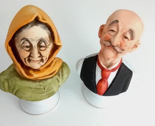 Vintage capodimonte figurines - vintage,