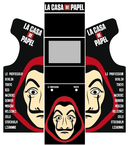 Stickers borne arcade - stickers,