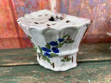 Antique Nevers Blue Flower Bouquet Box?