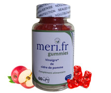 Gummies au vinaigre de cidre de pomme 1000mg, perte de poids et nettoyage, détox