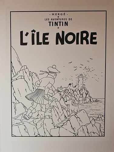 Hergé tintin l île noire - tintin, l'Île