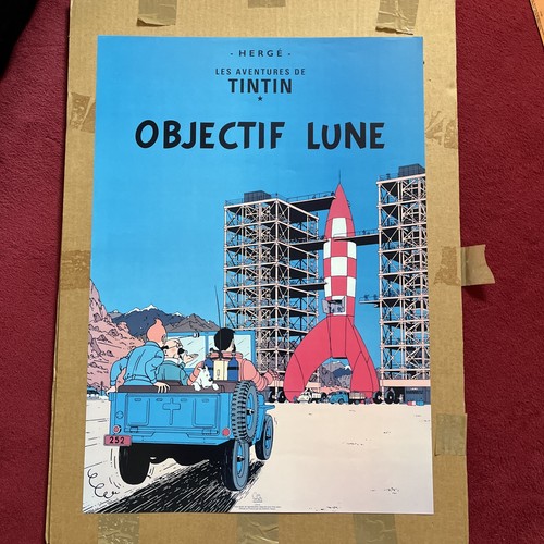 Hergé tintin poster - hergé,