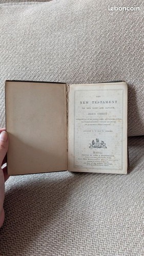 Ancien livre religieux the new - the,