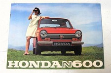 HONDA N600 Car Sales Brochure 1969 #8009