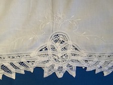 Belle nappe ancienne en coton