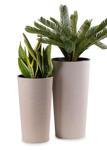 Grands pots fleurs avec - pots, de