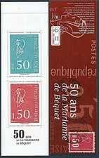 CARNET BC 1529 NEUF XX - 50 ANS DE LA MARIANNE DE BEQUET- LUXE SOUS BLISTER 