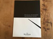 Occasion - Catalogue MEISTERSINGER MECHANIK Catalogue Montres - Usagé
