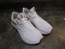 PUMA SOPHIA WOMENS 8 EGGSHELL WHITE BEIGE V-NICE V-CLEAN see pics-details