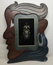 African decoration African mask in frame H 49 cm decoration Africa, birds 