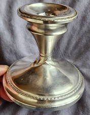 Bougeoir en argent massif