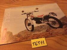 Yamaha TY 250 S TY250S TY 250 prospectus brochure catalogue catalog publicité