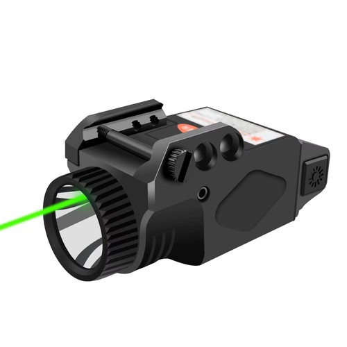 Lampe laser vert - vert, sur