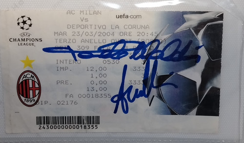 Autograph carlo ancelotti - carlo,