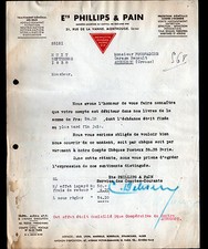 MONTROUGE (92) WATER TREATMENT FIRE EXTINGUISHERS "PHILLIPS & BREAD" in 1938