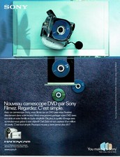 Advertising 420 2004 New DVD Camcorder by Sony Handycam