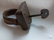 Entrave d'esclave fer forgé