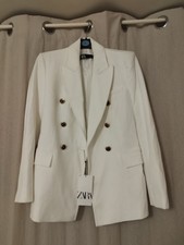 Veste Zara Femme Blanche S