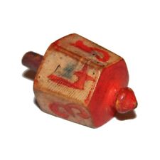 Antique Toton / Spinning Top / Wooden Die Bistro Counter Set