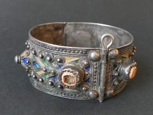 Bracelet argent massif berbere - bracelet,