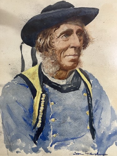 Ancienne aquarelle signée