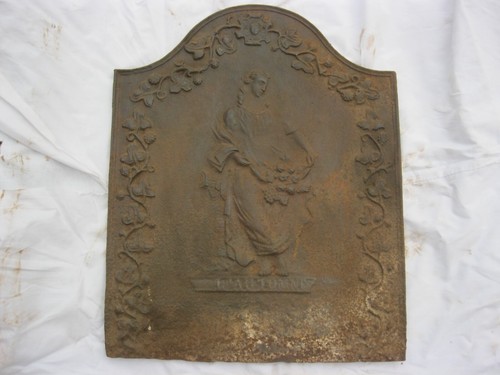 Plaque cheminée ancienne - cheminée,