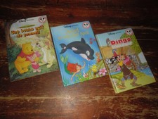 A VOIR ! LOT 3 ANCIENS LIVRES ENFANT " DISNEY " 2002/03