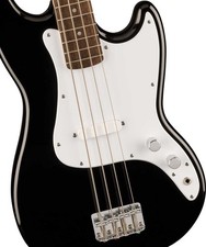 Squier by Fender Sonic Bronco Bass Laurel Fingerboard White Pickguard Noir