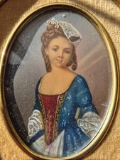 MINIATURE  ELEGANTE   signée