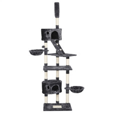 Arbre à Chat Géant Griffoir Grattoir 2-3 Chats Adultes Hauteur 228-255 cm XXL