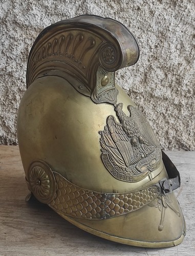 Ancien casque pompier second - ancien,