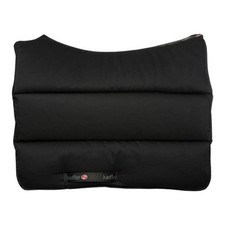 Kieffer Tapis de Selle Air-Tex Antichoc, Léger - Dressage - Noir Druckpolster