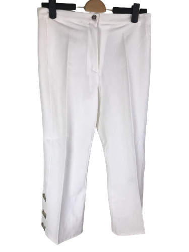 Pantacourt blanc femme - pantacourt,