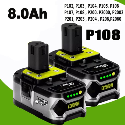 0ah pour ryobi batterie - 8,0ah,