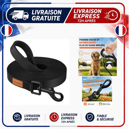 Longe laisse chien m - laisse,