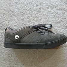 Osiris Shoes Mens 9.5 Gray Lowkey Skateboard Skater Low Top Casual