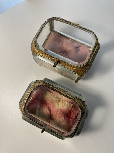Deux boîtes bijoux - deux,