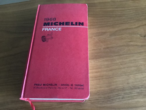 Guide michelin france - france, 1968