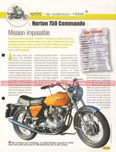 Norton 750 commando 1968 - 750,