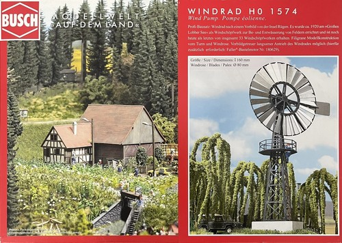 Busch 1574 windrad wind - h0,