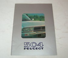 Prospectus | Peugeot 504 TI