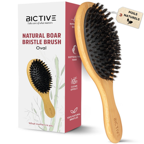 Brosse cheveux poils de - cheveux,