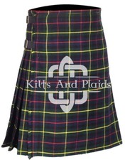 Farquharson Tartan Scottish 8 Yard Kilt - Traditional Highlander Kilt for Men