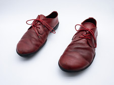 Trippen Femmes Chaussure de Loisir Lacets Cuir Rouge Gr43 Eu Art 31150-40