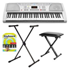 Clavier Numerique Piano Digital 61 Tocuhes 100 Sons & Rhythmes Banc Support Set