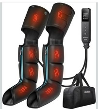 Cincom CM-078A 36W Air Compression Full Leg Boots Massager With Heat Pain Relief