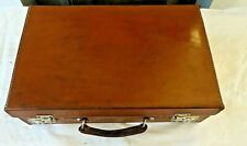 petite valise vintage cuir car trunk luggage 