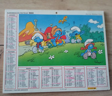 calendrier GRAND SCHTROUMPF