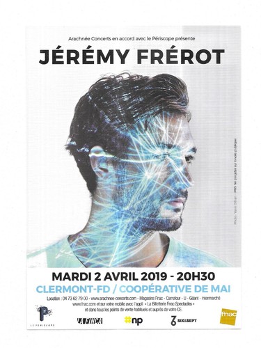 Flyer jeremy frerot in live - flyer,